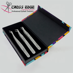 Pinzas de extensión de pestañas, 3D/5D/6D/ PRO V, volumen de recogida, venta al por mayor, Etiqueta Privada, belleza, volumen, pinzas - Product Image 1