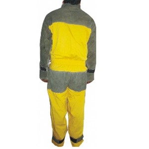 SÉCURITÉ ACTIVE AS-5030 Combinaison de sablage Cuir de vache fendu Doublure 100% coton Résistant aux radiations Confortable Respirant Chaleur - Product Image 2