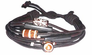Hot Sale Handmade Leather <b>Beaded</b> <b>Bracelet</b> for Children's Soft Elegant with Pearls Diamonds Gifts Anniversary Wholesale Price - Product Image 3