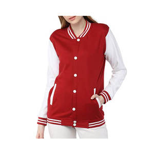 2022 vestes universitaires de blouson d'aviateur de haute qualité pour hommes et femmes avec matériau de remplissage en coton en gros - Product Image 3