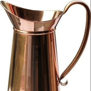 Custom Engraved Copper Water Jug <b>Modern</b> Design Metal <b>Kettle</b> for Tea for Home Restaurant Hotel Kitchen Drinkware Tableware Use - Product Image 1