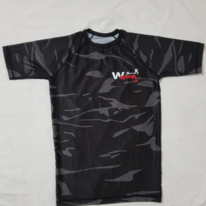 Wagsam sport personnalisé sublimé MMA Compression chemise Arts martiaux BJJ usure éruption gardes vêtements de sport OEM unisexe éruption cutanée garde - Product Image 1