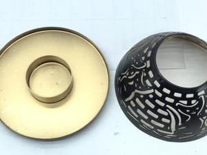 Modern Style Simple Metal Circular Black & Gold Candle <b>Holders</b> for Home Decor Metal Crafts <b>Tealight</b> <b>Holder</b> - Product Image 5