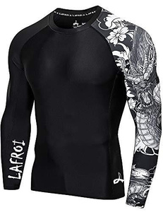 Camiseta de compresión MMA, protector de sarpullido para BJJ, gimnasio de entrenamiento MMA - Product Image 1
