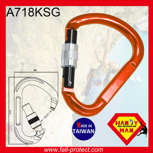 Nuevo Diseño de Mosquetón de Aluminio para Escalada de 22KN - Product Image 2