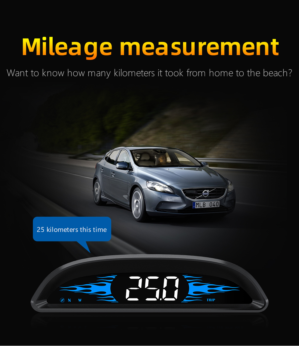 GPS Speedometers Head Up Display G2 model Car HUD Display