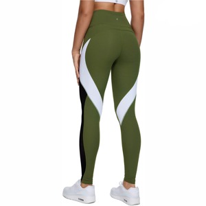 Leggings de sport pour femmes, taille mi-haute, respirants, antibactériens, de haute qualité, en élasthanne/nylon, avec logo personnalisé, effet push-up, doux pour l'entraînement - Product Image 1