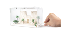 Empire des fourmis – Style Eygty, taille moyenne, CLASSICS – Maisons en plastique écologiques pour fourmis, terrarium, 18,7 x 4,8 x 10,7 cm