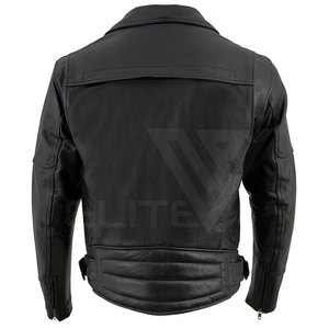 Veste d'hiver en cuir pour moto, imperméable, ignifuge, coupe-vent rétro, sport, mode, grande taille pour homme - Product Image 2