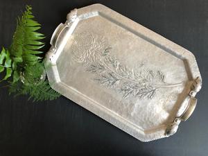 Plateau à miroir rond en métal design moderne ton or de luxe exclusif unique forme et taille personnalisées - Product Image 6