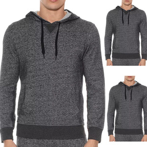 Nouveautés personnalisées : sweat à capuche en molleton de coton pour homme, style tendance, col long. - Product Image 3
