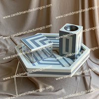 Juego de candelita Bakhoor con incrustaciones de resina y caja para regalos de Ramadán y Eid para Eid Ramadan Benzoin Scent Use in Car Bonus Box UAE