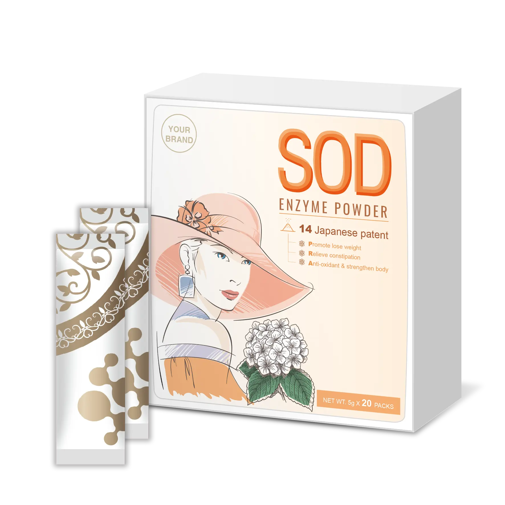 SOD-مسحوق إنزيمات إنزيمات إنزيمات إنزيمات للفاكهة, منتجات صحية