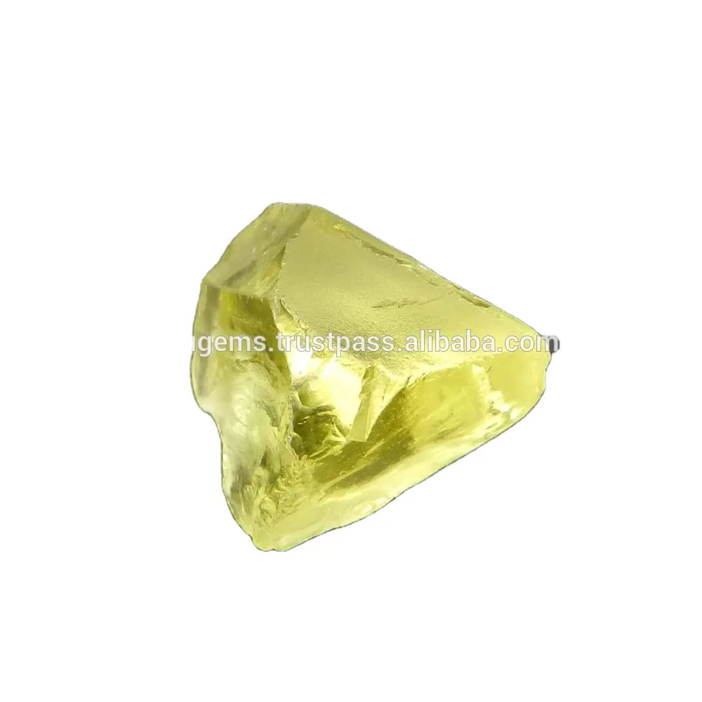 Pierres précieuses naturelles en Quartz de citron, or et vert, rugueuses, 17x13mm, 14.65 carats, fabrication de bijoux