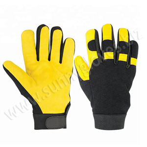 Gants mécaniques en cuir synthétique, gantelets de haute qualité, gantelets de irrigateur, une paire, meilleure qualité - Product Image 5