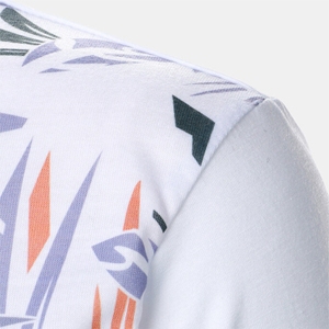 เสื้อโปโลผ้าฝ้ายพิมพ์ลายสำหรับผู้ชายเสื้อโปโลผ้าไหมปักลายซับลิเมชันลำลองพร้อมโลโก้ OEM ชิ้น - Product Image 3