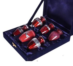 <b>KEEPSAKE</b> RED URN FAMILY for CREMATION ASHES - Product Image 1