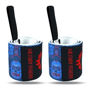 Bandages de poignet de gymnastique d'haltérophilie de grande taille en coton avec logo personnalisé pour entraînement croisé - Product Image 3