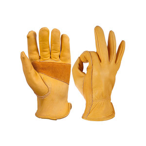 Guantes de seguridad mecánicos de cuero de vaca a prueba de agua logotipo personalizado guantes mecánicos de trabajo con pantalla táctil guantes personalizados - Product Image 2
