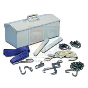 Kit d'instruments vétérinaires Castration obstétricale Coupeur de sabot Drencher Trocar Ciseaux Pince Scalpel Poignée pour habiller les animaux - Product Image 1