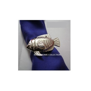 Anneaux de finition en nickel doré, pour serviettes de poisson - Product Image 1