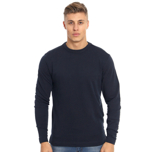 T-shirt manches longues pour hommes, Streetwear, épais, en Polyester et coton, avec impression de Logo personnalisé avant et arrière, vente en gros, - Product Image 5