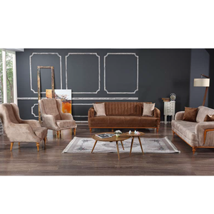 ชุดโซฟาไม้จริงสไตล์ตุรกีสำหรับบ้านและโรงเรียนไม่ต้องเสียภาษีสำหรับห้องนั่งเล่นและห้องนั่งเล่น - Product Image 2