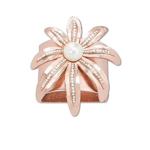 Juego de 2 Anillos de Servilleta de Metal con la Mejor Calidad, Anillos de Servilleta Redondos para Bodas y Fiestas - Product Image 5