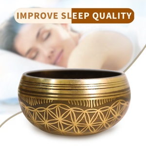 ขันเสียงสำหรับทำสมาธิ ดีไซน์สะดุดตา ลวดลายพุทธศาสนา คุณภาพสูง สำหรับการบำบัดด้วยเสียง ยอดนิยม - Product Image 3