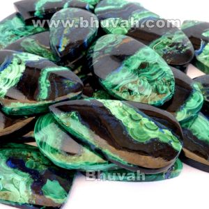 หินอะซูไรต์อัญมณีมาลาไคต์หินขัดหิน Cabochons,หินอะซูไรต์ - Product Image 2