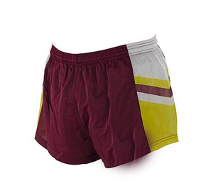 Shorts de football en toile à taille élastique, personnalisés par sublimation, de haute qualité, style vintage décontracté, motif uni, infroissables, teinture unie - Product Image 4