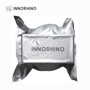 INNORHINO Three Side Seal Mylar Food Grade Packaging Vacuum Sealer Aluminum Foil Pouch Bag for Chewing Gum Milk Jelly Tear Notch - Product Image 1