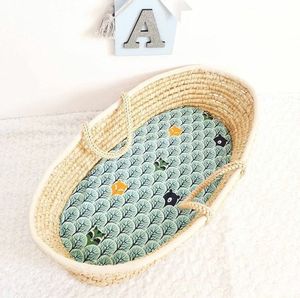 Muslin <b>Bassinet</b> <b>Sheet</b> 100% Pure Organic Cotton <b>Bassinet</b> <b>Sheets</b> From India - Product Image 2