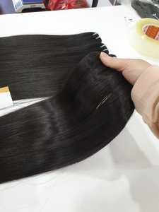 วิกผมคนด้ามตรง,มัดผมตรงกระดูกขวาขนาด8 ''-32'' หนังกำพร้า100% ชิดผมช็อค - Product Image 4