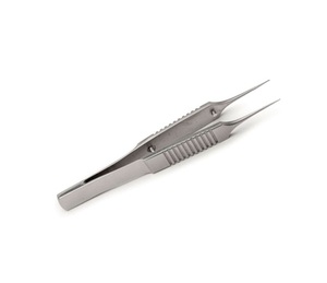Pinzas de sutura de 7,5 cm, punta de o.5 mm con plataforma de atado, grado alemán - Product Image 2