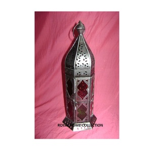 Festival Decoration <b>Moroccan</b> Metal Candle <b>Lantern</b> - Product Image 3