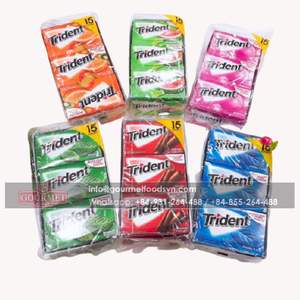 Gomme à mâcher, 150G, sans sucre Trident, gomme torsadée de pastèque, 21.16G - Product Image 5