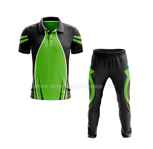 Sport rosso e nero cricket jersey di sublimazione jersey cricket jersey della squadra di shopping on-line nuova zelanda cricket top pantaloni - Product Image 3