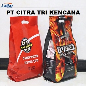 THIS WINTER INDONESIA HARD WOOD BARBEQUE BBQ GRILL SUPERMARKET PACKING KRAFT PAPER FRUIT WOOD CHARCOAL Riyadh SAUDI ARABIA - Product Image 1