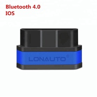 Herramienta de Diagnóstico LONAUTO Bluetooth 4.0 OBD II para iOS y Android, Compatible con 24V BLE Bluetooth 4.0 Obdii, Lector de Códigos Automotrices Obd 2