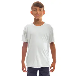 White custom made t shirt for sale Breathable tee Kids Cotton Tee Kids Youth Cotton White T-Shirts Boys T Shirts