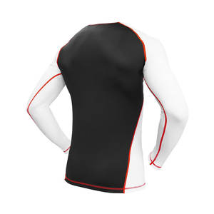 OEM Design Compression MMA Rash Guard UPF50 Respirant Nylon/Coton Manches Longues - Product Image 2