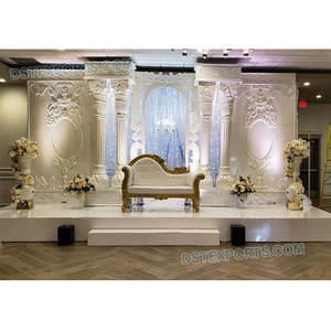 Vintage Modern for <b>Wedding</b> Engagement Ceremony Stage Decoration Velvet Lightweight Customized Color <b>Frame</b> - Product Image 1