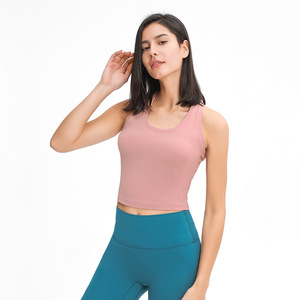 Top corto sin mangas 100% poliéster para mujer |   Camiseta sin mangas para mujer Fitness Ladies - Product Image 4