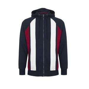 Sudadera con capucha de gran tamaño para hombre, con forro polar y cremallera, OEM, nueva moda - Product Image 1