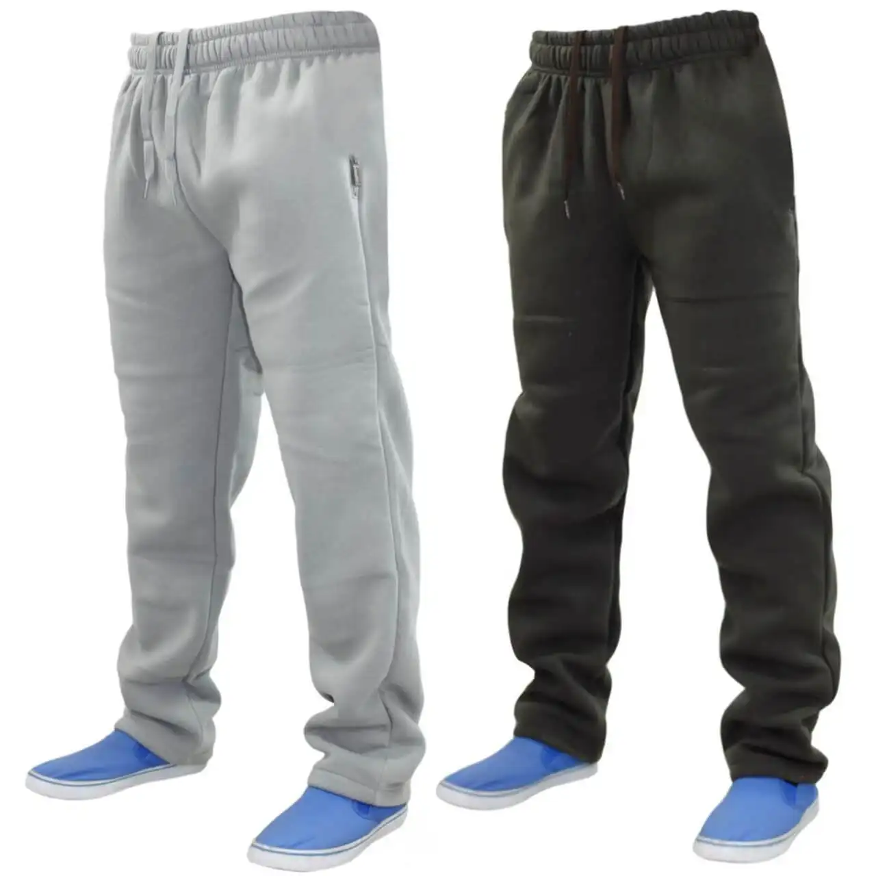 Pantaloni della tuta all'ingrosso Yasin indossa i più nuovi sport personalizzati palestra pantaloni Jogger abbigliamento ricamo tasche OEM pantaloni personalizzati in pile