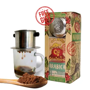 OEM, ODM, Handelsmarke "Golden Wiesel"-Arabica gemahlener Kaffee, Kaffee mischung, mittel geröstet, Großhandel, HucaFood-Kaffee