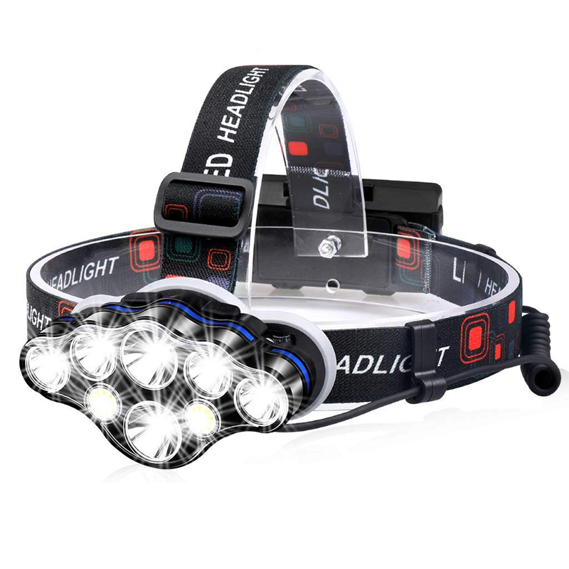 Датчик движения перезаряжаемый COB LED все взгляды освещения широкий луч налобный фонарь