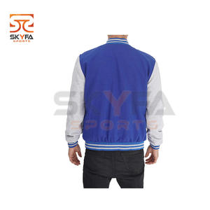 <b>Jacket</b> <b>Men</b> Winter XL Varsity Bomber Flight Baseball Hooded Collar <b>Light</b> Letterman Shoulder Sleeve - Product Image 2