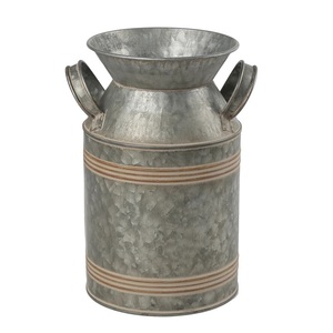 Premium Quality Inexpensive Christmas Decorative Galvanized Flower Vase Affordable Best Plante High Selling Flower Vase - Product Image 2